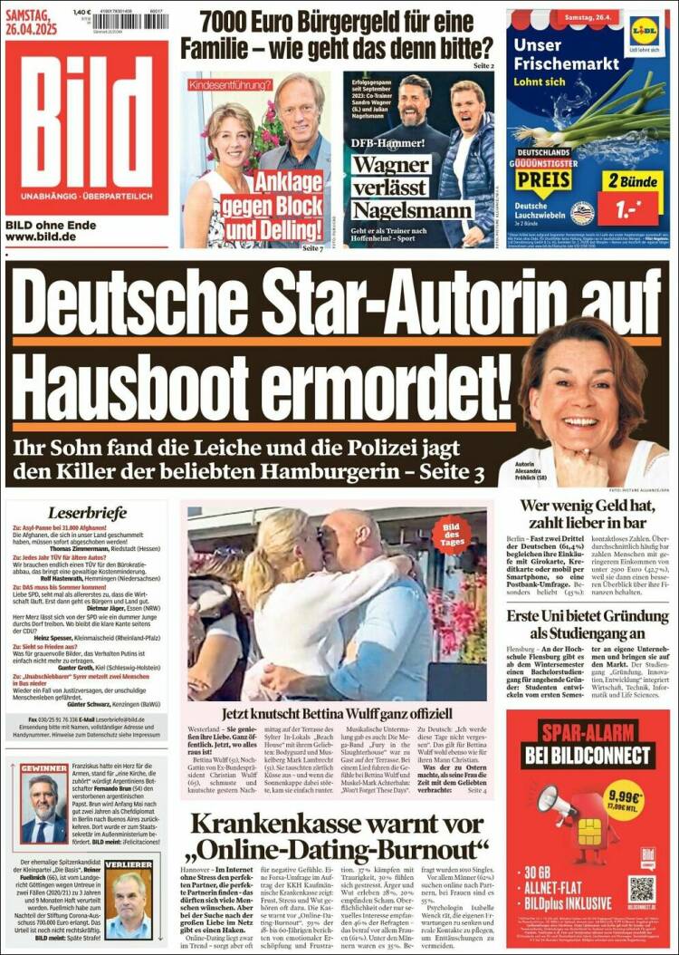Portada de Bild (Alemania)