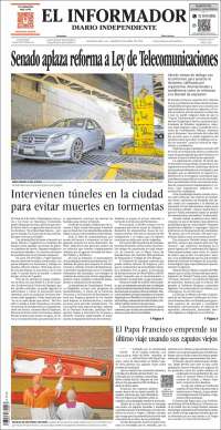 Portada de El Informador (México)