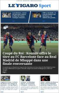 Portada de Le Figaro Sport (France)