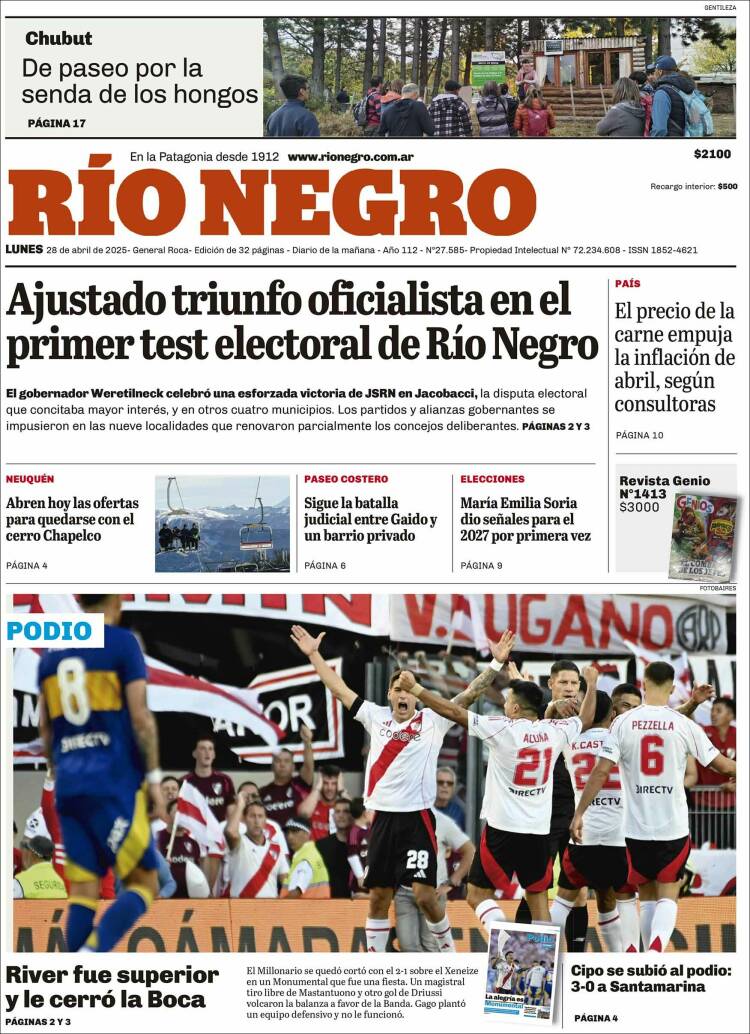 Portada de Rio Negro (Argentina)