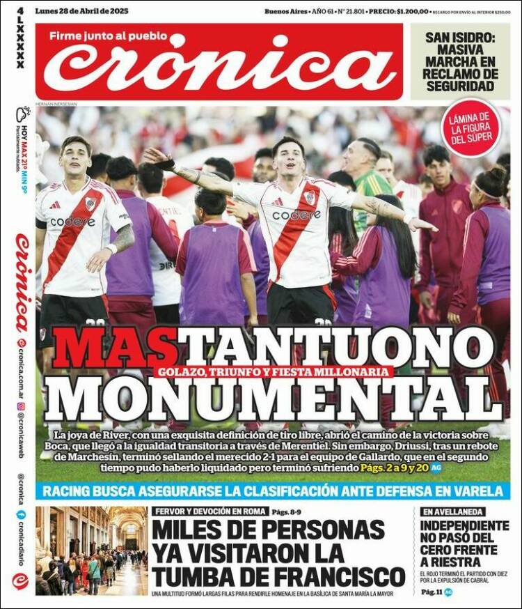 Portada de La Voz del Chaco (Argentina)