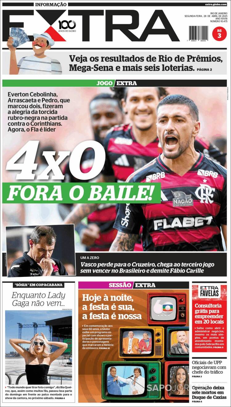 Portada de Extra (Brasil)