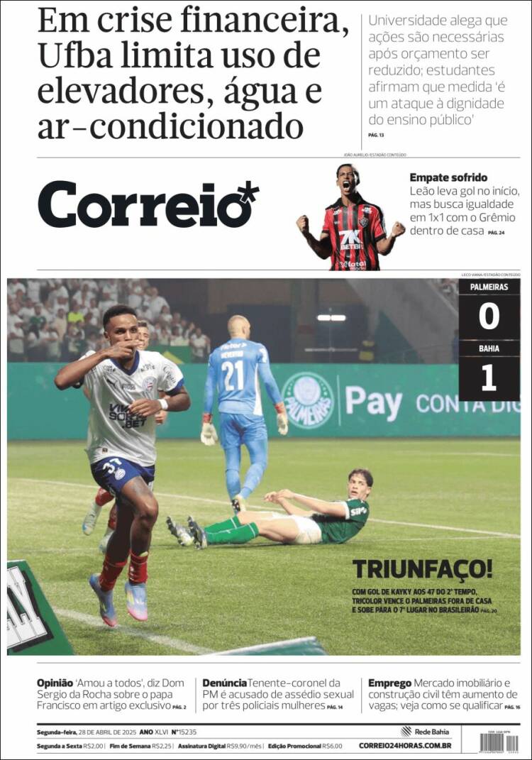Portada de Correio* (Brasil)