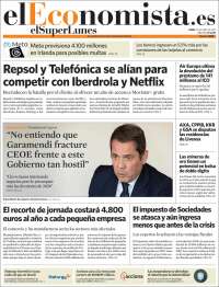 Portada de El Economista (Espagne)