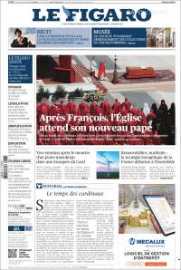 Portada de Le Figaro (Francia)