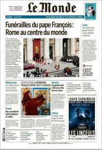 Portada de Le Monde (Francia)