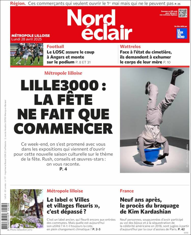 Portada de Nord Éclair (Francia)