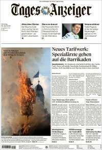 Portada de Tages-Anzeiger (Suisse)