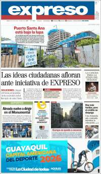Portada de Expreso (Ecuador)