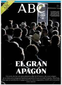 Portada de ABC (España)