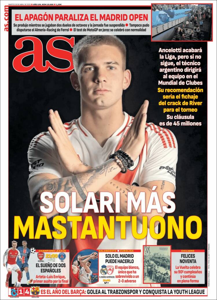 Portada de As (España)