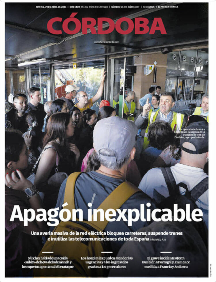 Portada de Diario de Córdoba (España)