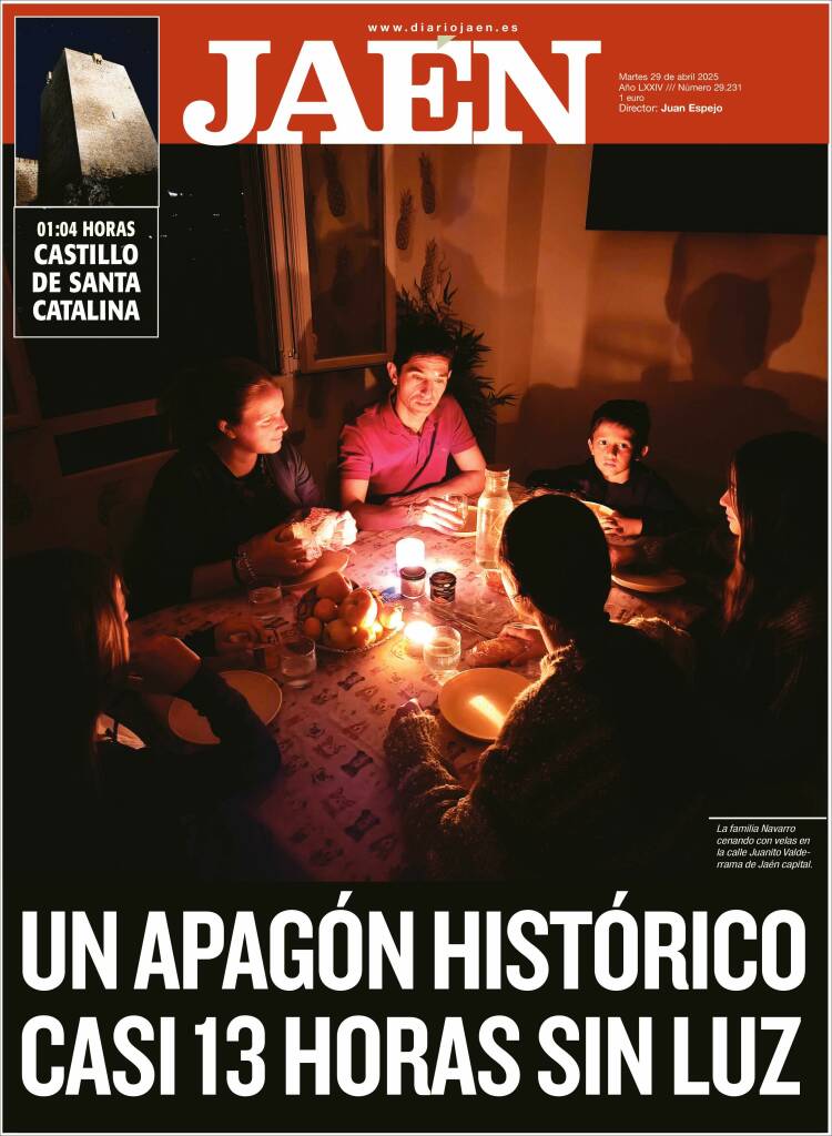 Portada de Diario Jaén (España)