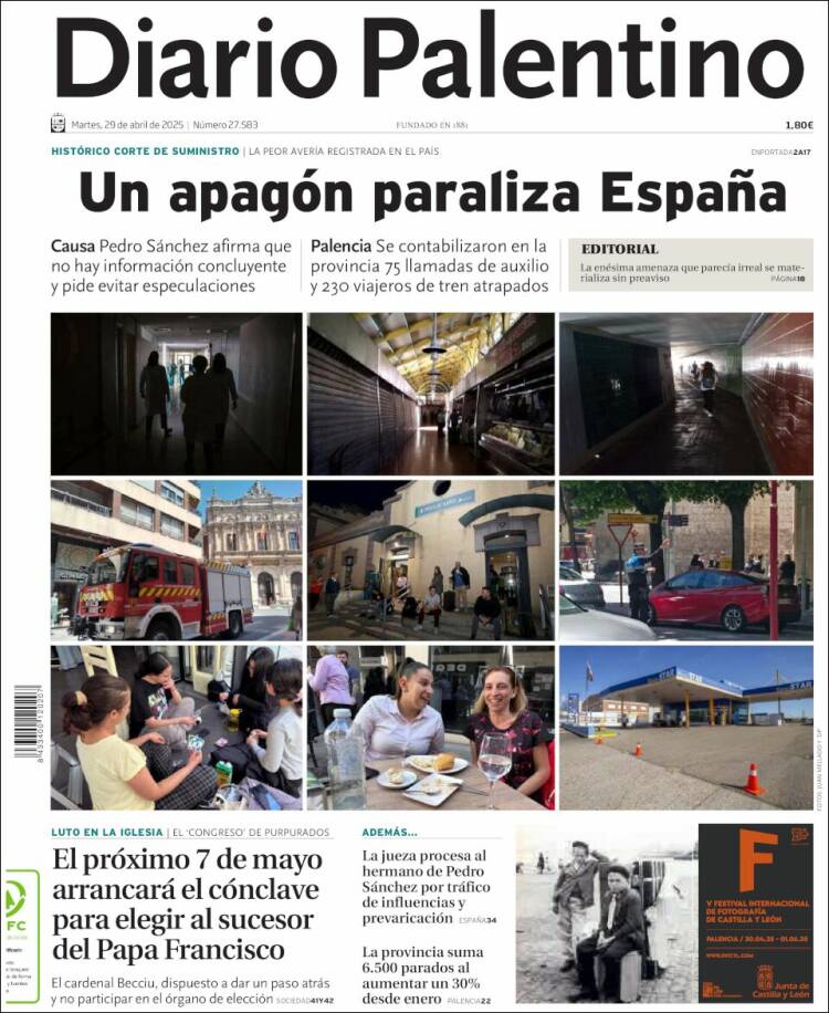 Portada de Diario Palentino (España)