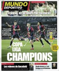 Portada de El Mundo Deportivo (España)