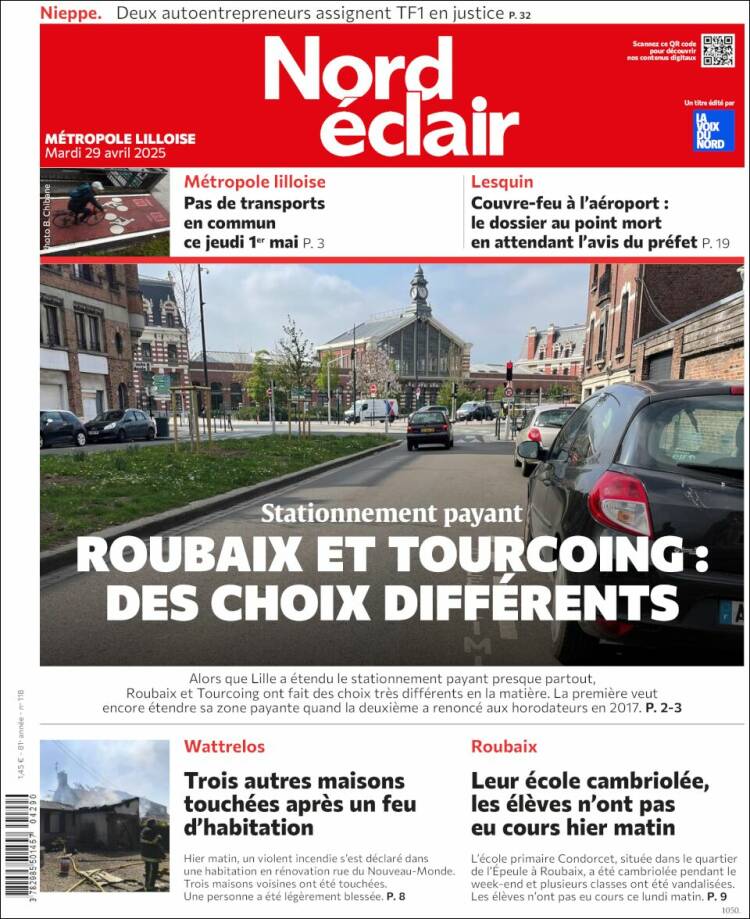 Portada de Nord Éclair (Francia)