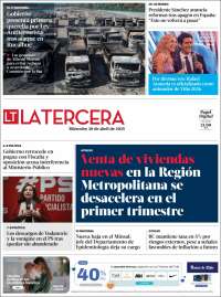 Portada de La Tercera (Chile)