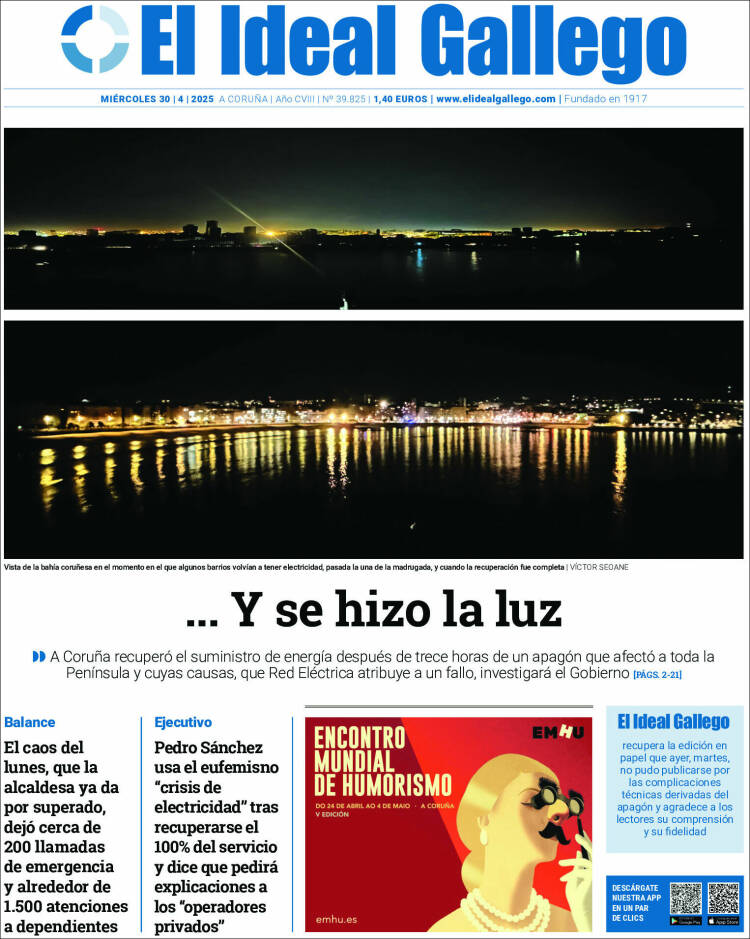 Portada de Diario de Arousa (España)