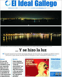 Portada de El Ideal Gallego (España)