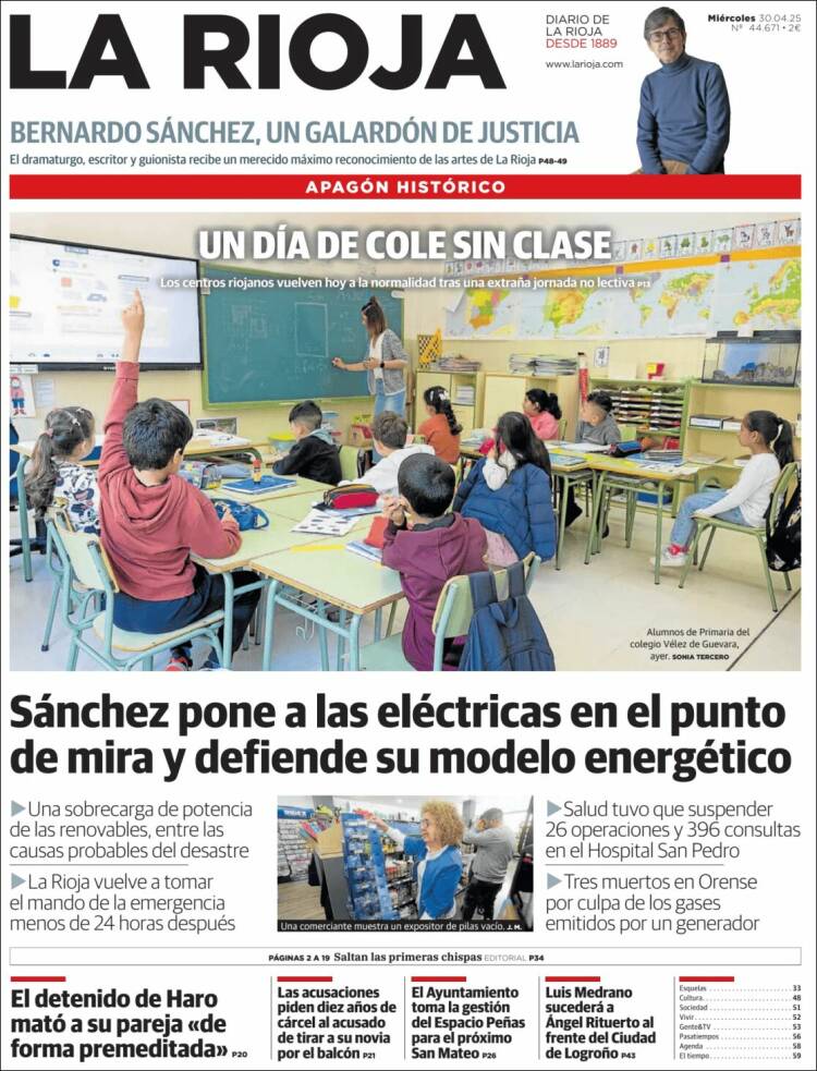 Portada de La Rioja (España)