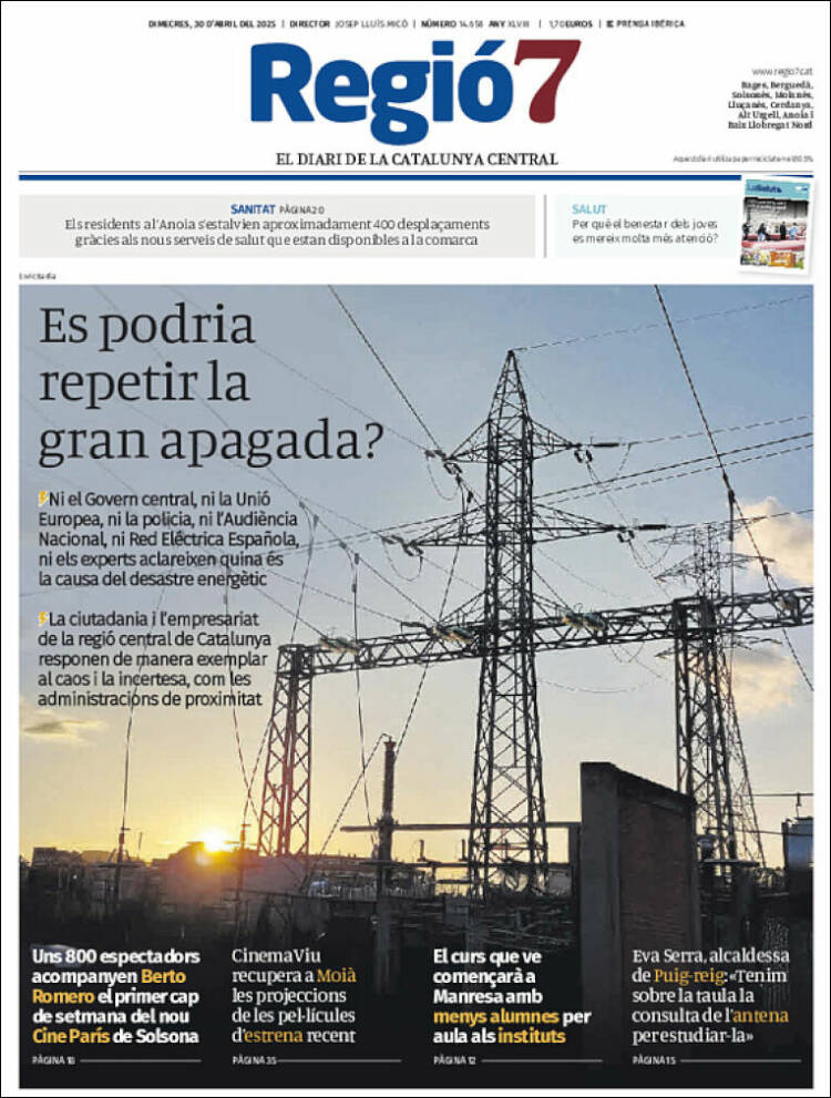 Portada de Regio7 (España)