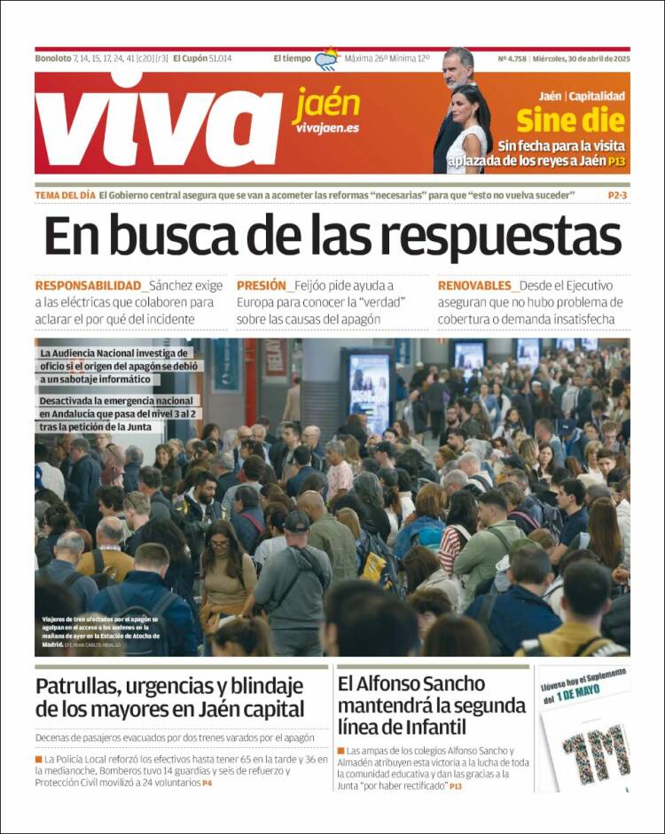 Portada de Viva Jaén (España)