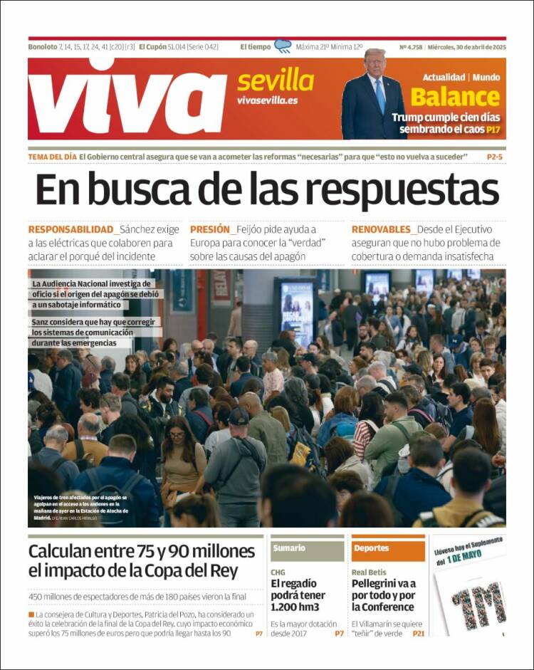 Portada de Viva Sevilla (España)