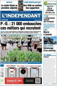 Portada de Le Indépendant (Francia)