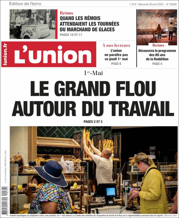 Portada de L'Union (Francia)