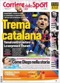 Portada de Corriere dello Sport (Italie)