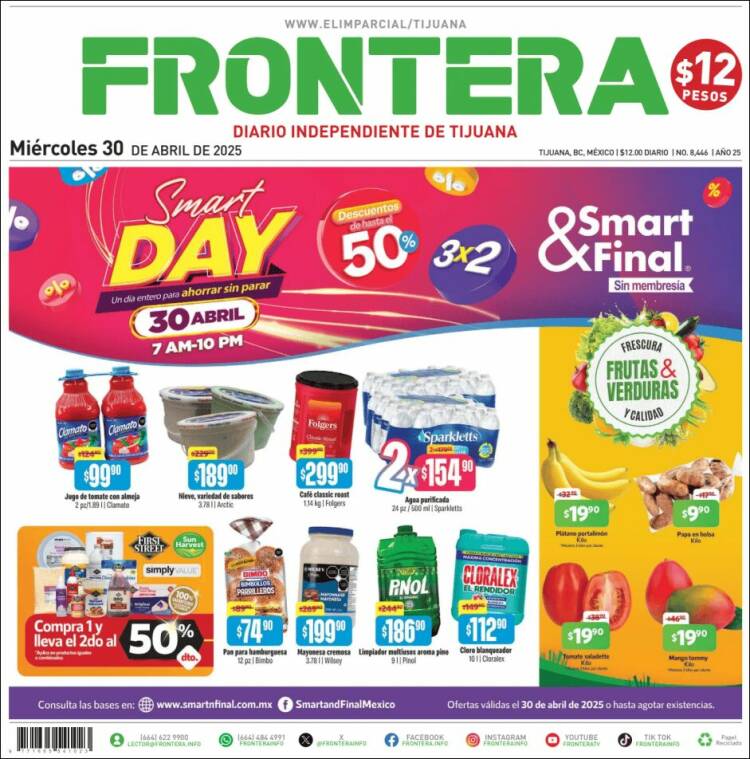 Portada de Frontera (México)