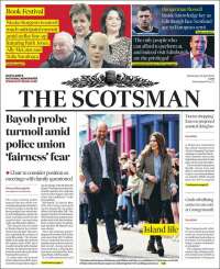 Portada de The Scotsman (Reino Unido)