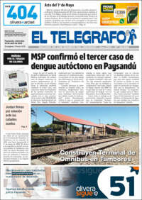 Portada de El Telégrafo (Uruguay)