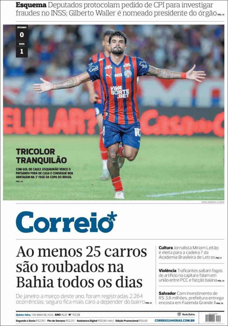 Portada de Correio* (Brasil)