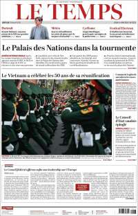 Portada de Le Matin (Suisse)