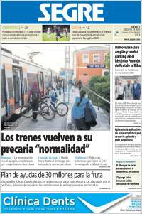 Portada de Segre  (España)