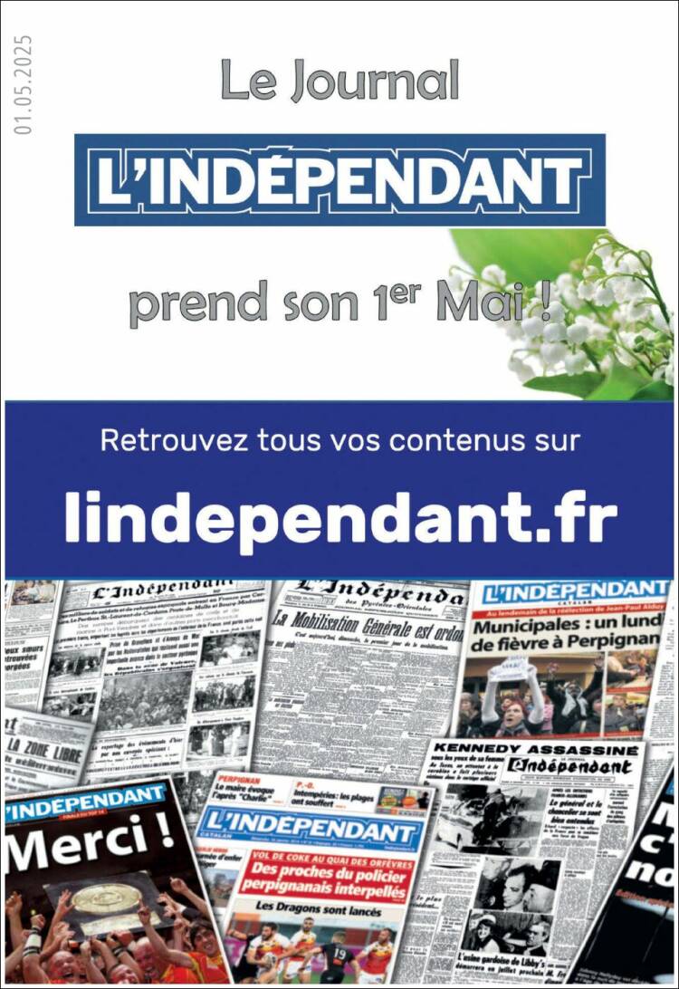 Portada de Le Indépendant (Francia)