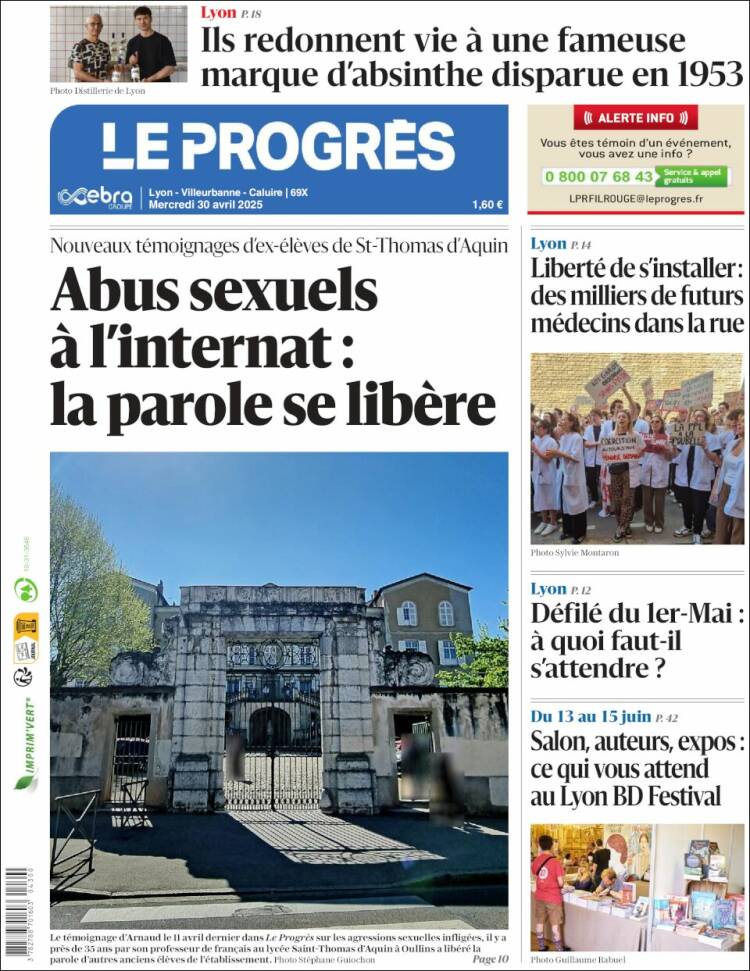 Portada de Progres de Fecamp (Francia)
