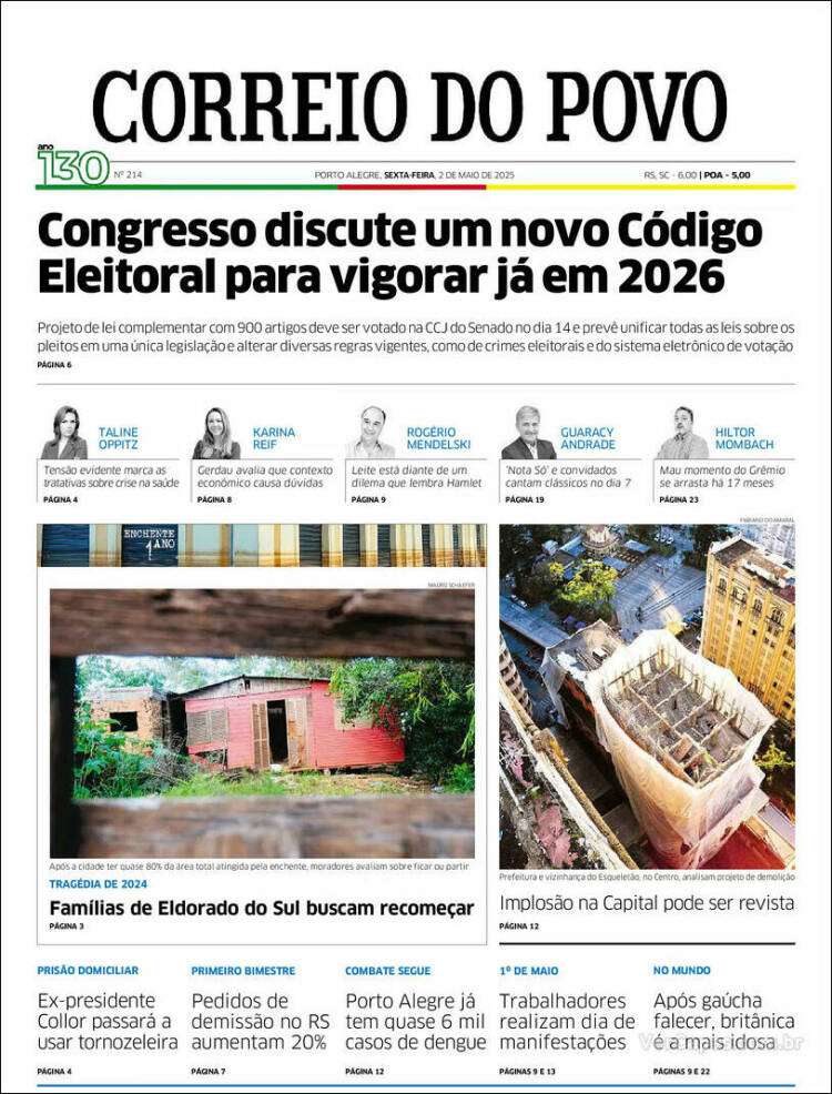 Portada de Correio Do Povo (Brasil)