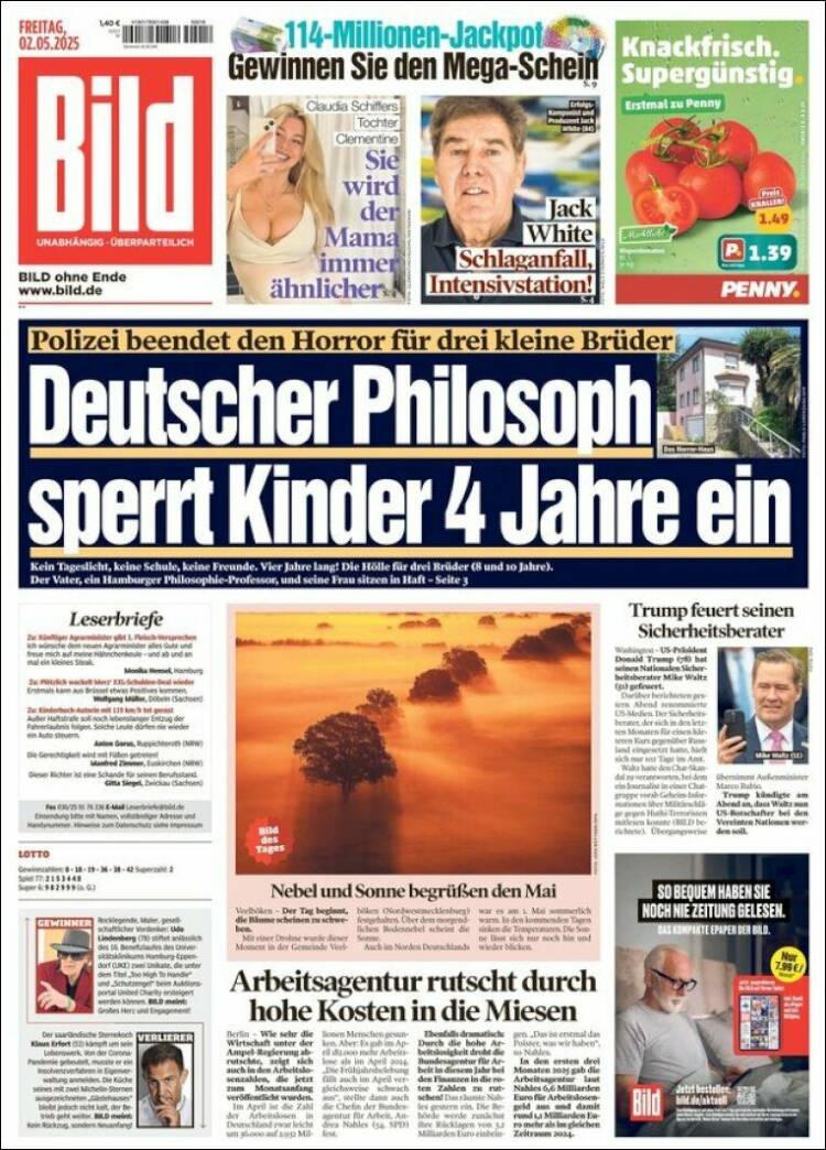 Portada de Bild (Allemagne)