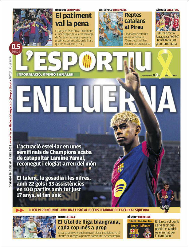 Portada de L'Esportiu (España)