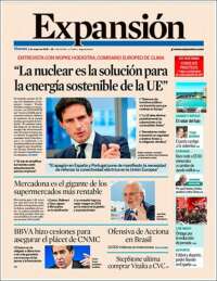 Portada de Expansión (España)