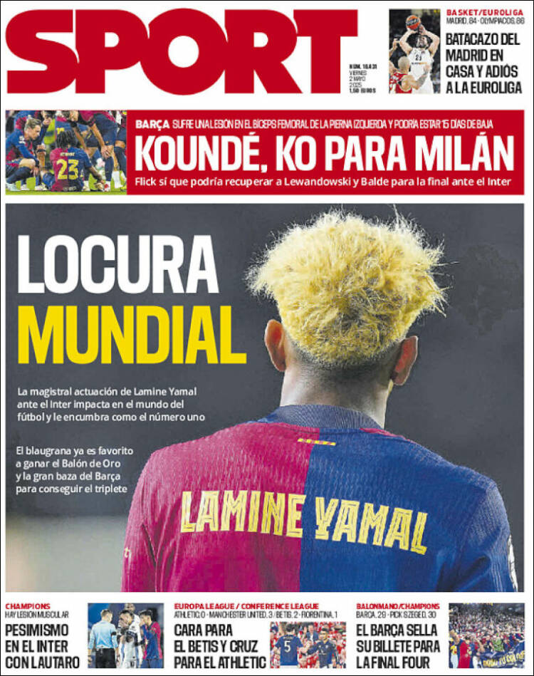 Portada de Sport (España)