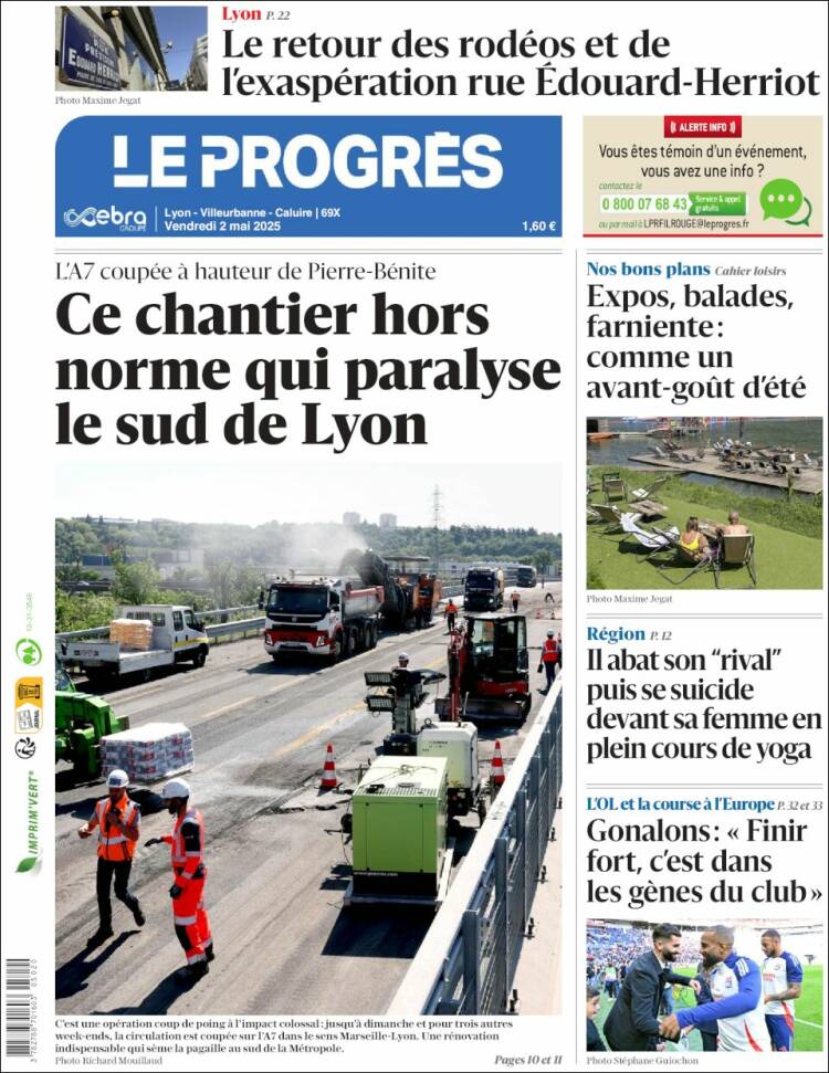 Portada de Progres de Fecamp (Francia)
