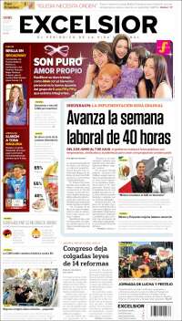 Portada de Excelsior (México)