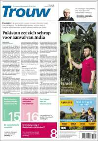Portada de Trouw (Países Bajos)