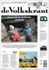 Portada de De Volkskrant (Países Bajos)