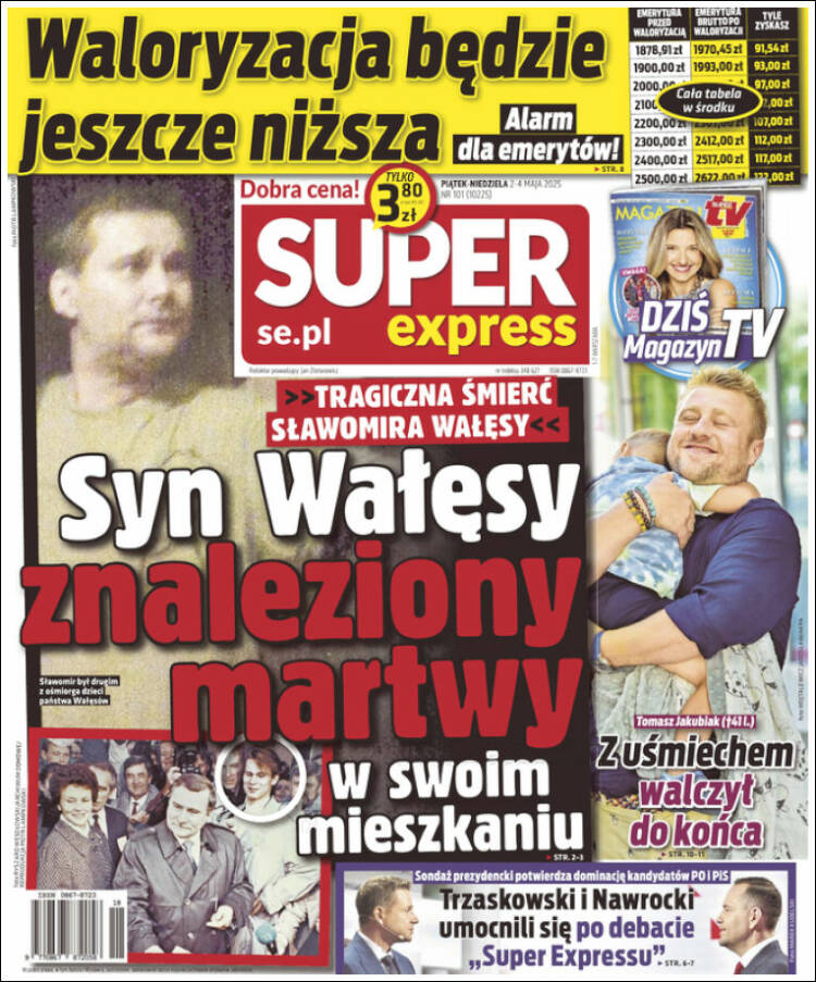Portada de Super Express (Polonia)