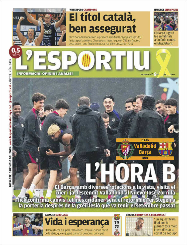 Portada de L'Esportiu (España)