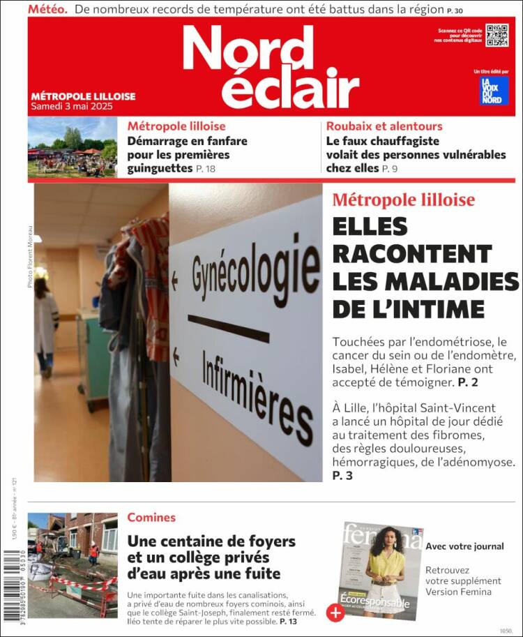 Portada de Nord Éclair (Francia)